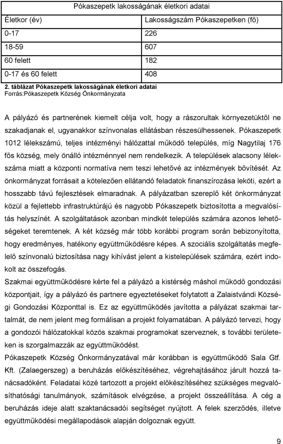 környezetüktől ne szakadjanak el, ugyanakkor színvonalas ellátásban részesülhessenek.