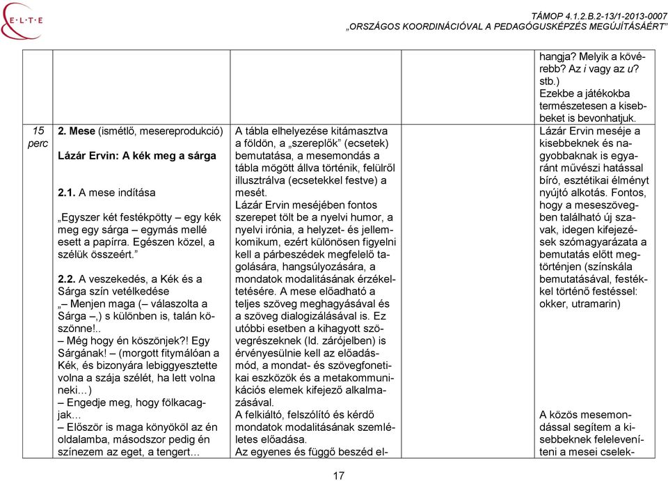 (morgott fitymálóan a Kék, és bizonyára lebiggyesztette volna a szája szélét, ha lett volna neki ) Engedje meg, hogy fölkacagjak Először is maga könyököl az én oldalamba, másodszor pedig én színezem