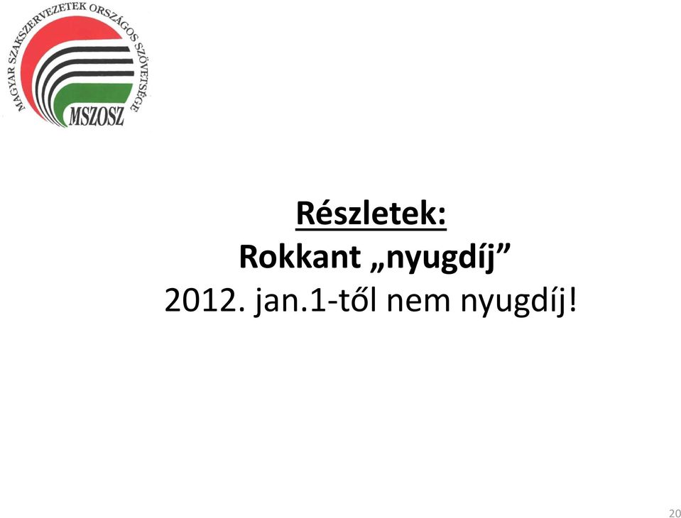 nyugdíj 2012.