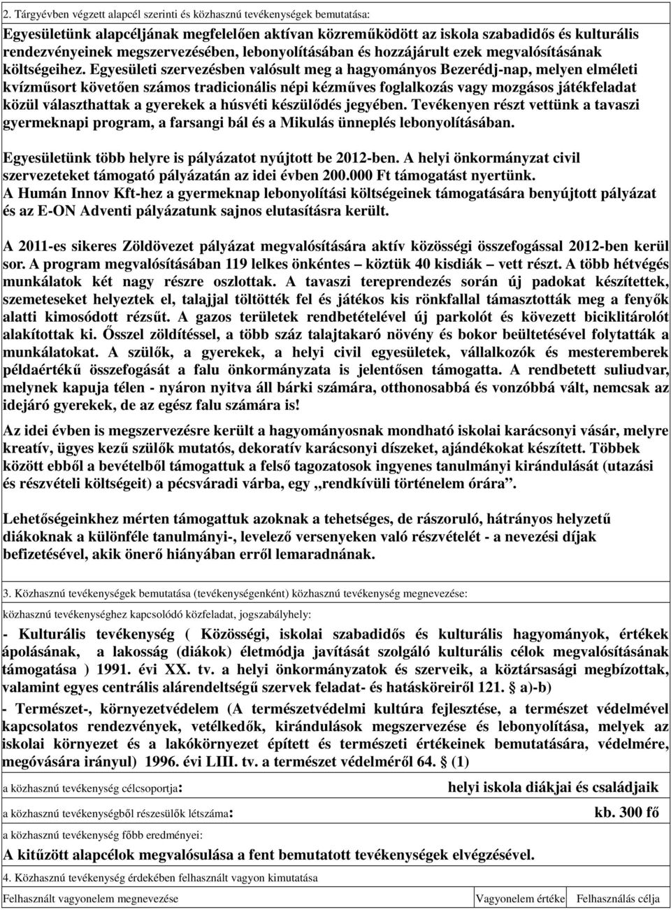 Egyesületi szervezésben valósult meg a hagyományos Bezerédj-nap, melyen elméleti kvízműsort követően számos tradicionális népi kézműves foglalkozás vagy mozgásos játékfeladat közül választhattak a