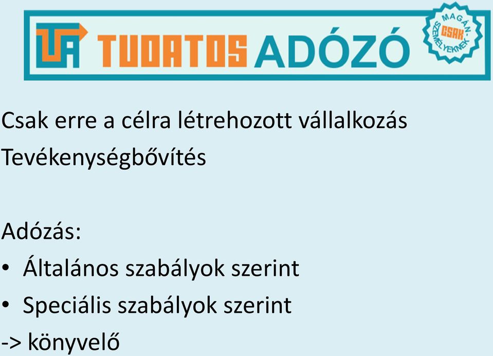 Adózás: Általános szabályok