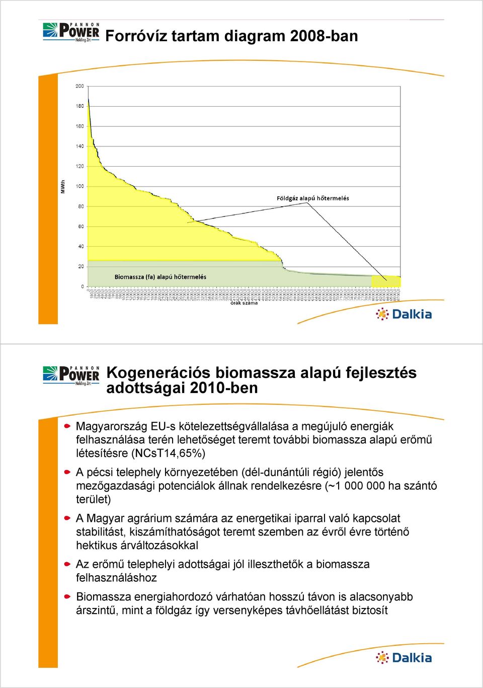 000 000 ha szántó terület) A Magyar agrárium számára az energetikai iparral való kapcsolat stabilitást, kiszámíthatóságot teremt szemben az évről évre történő hektikus árváltozásokkal Az