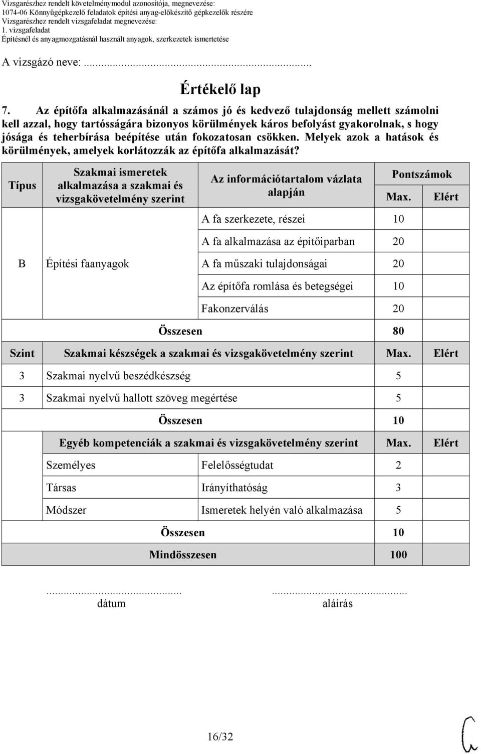 után fokozatosan csökken. Melyek azok a hatások és körülmények, amelyek korlátozzák az építőfa alkalmazását?