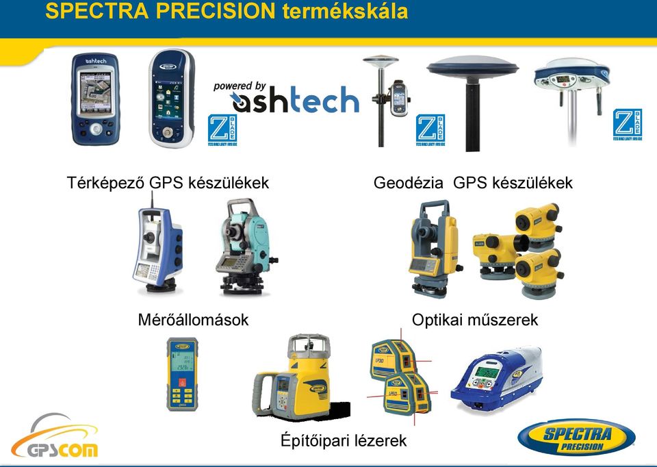 Geodézia GPS készülékek