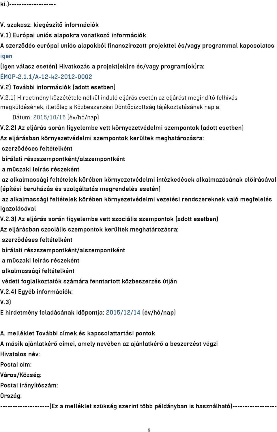 és/vagy program(ok)ra: ÉMOP-2.