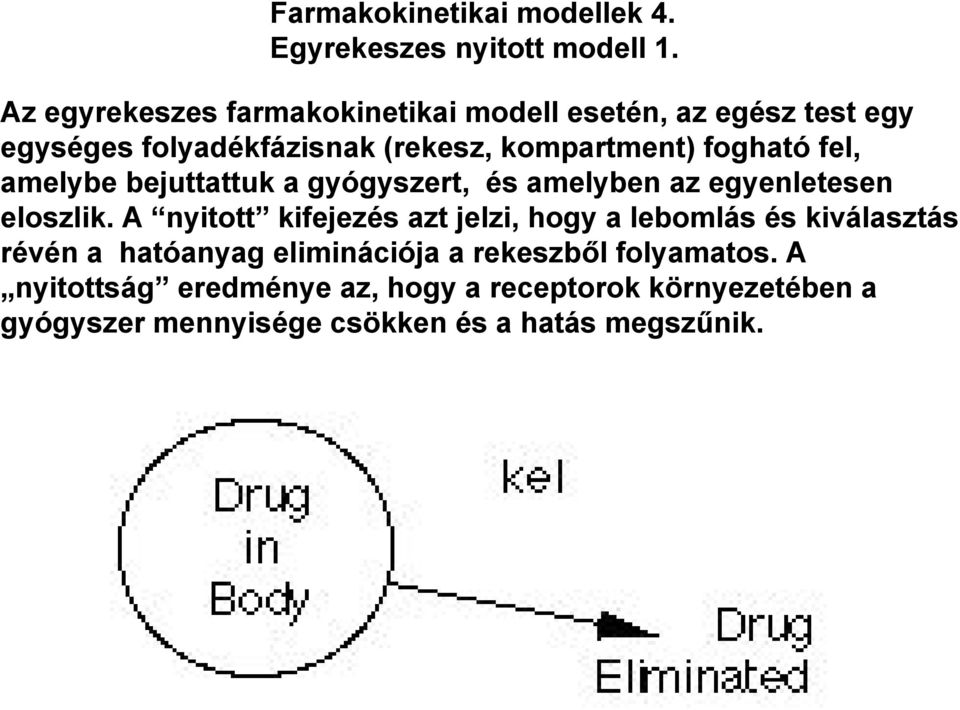 fel, amelybe bejuttattuk a gyógyszert, és amelyben az egyenletesen eloszlik.