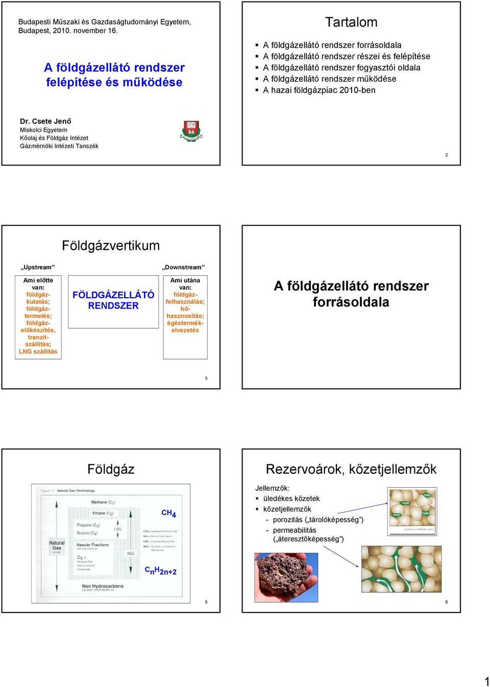 rendszer működése A hazai földgázpiac 2010-ben Dr.