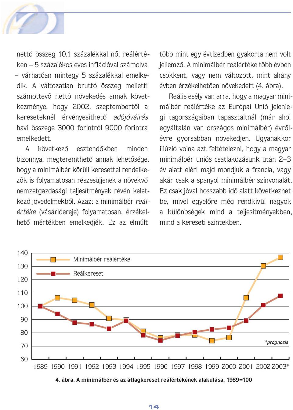 szeptembertôl a ke re se tek nél érvényesíthetô adójóváírás havi össze ge 3000 forintról 9000 forintra emel ke dett.