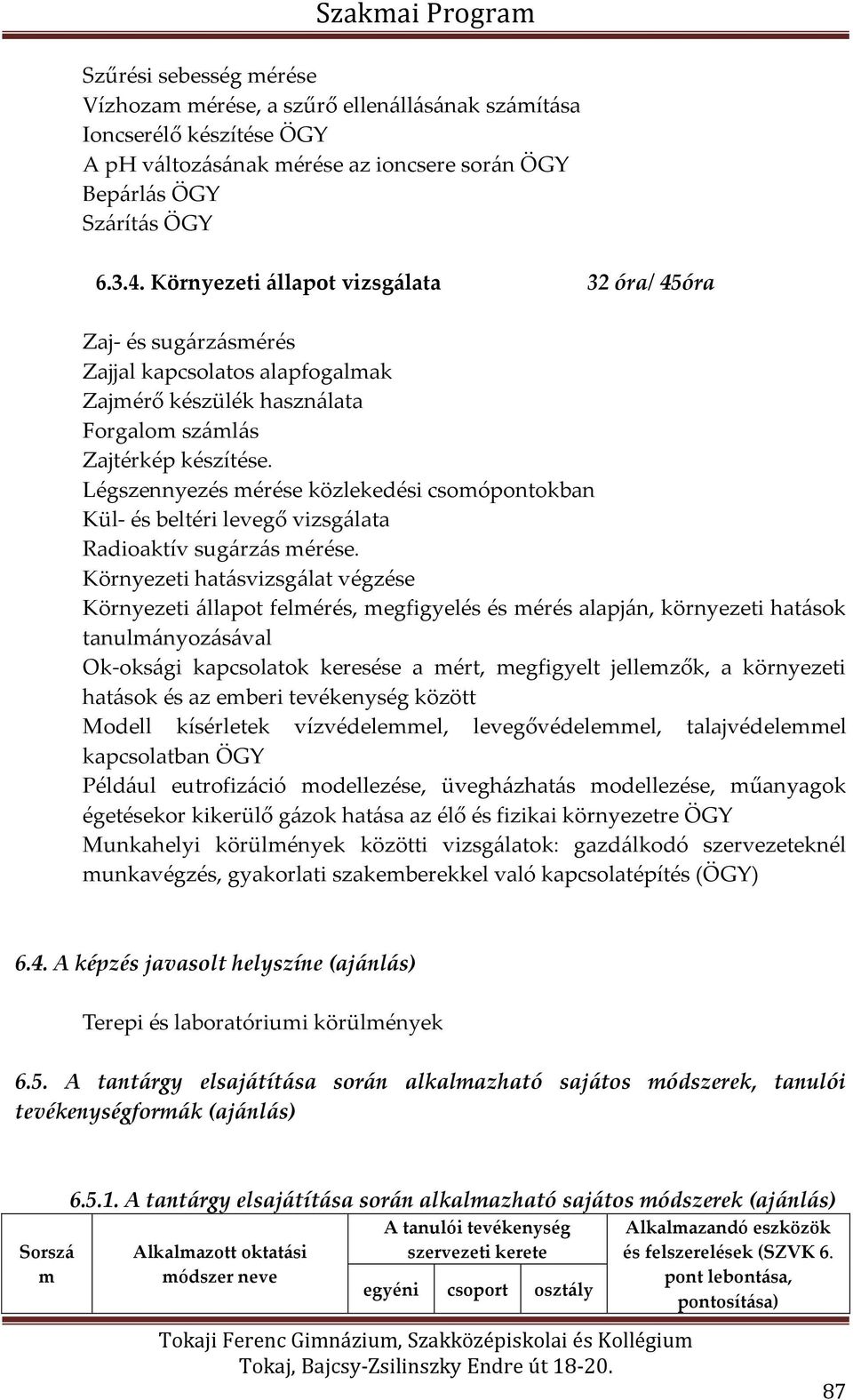 Légszennyezés mérése közlekedési csomópontokban Kül- és beltéri levegő vizsgálata Radioaktív sugárzás mérése.