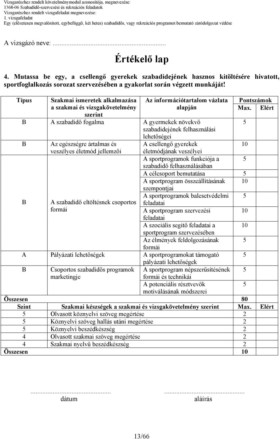 Elért A szabadidı fogalma A gyermekek növekvı szabadidejének felhasználási lehetıségei Az egészségre ártalmas és A csellengı gyerekek 10 veszélyes életmód jellemzıi életmódjának veszélyei A