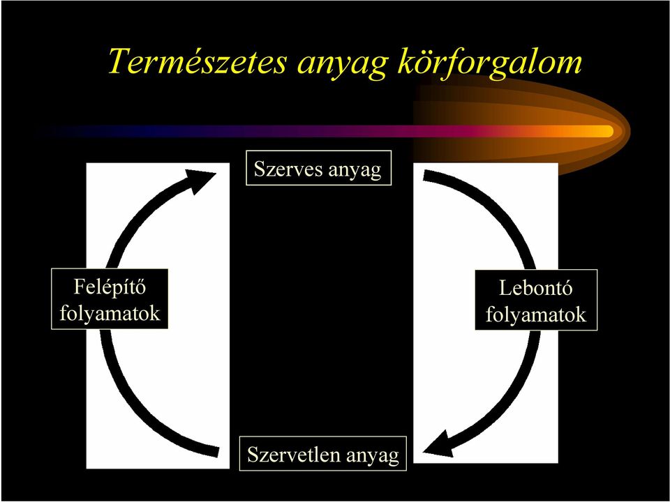 anyag Felépítő
