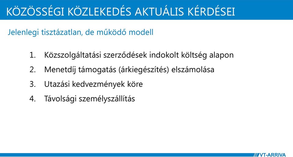 Közszolgáltatási szerződések indokolt költség alapon 2.