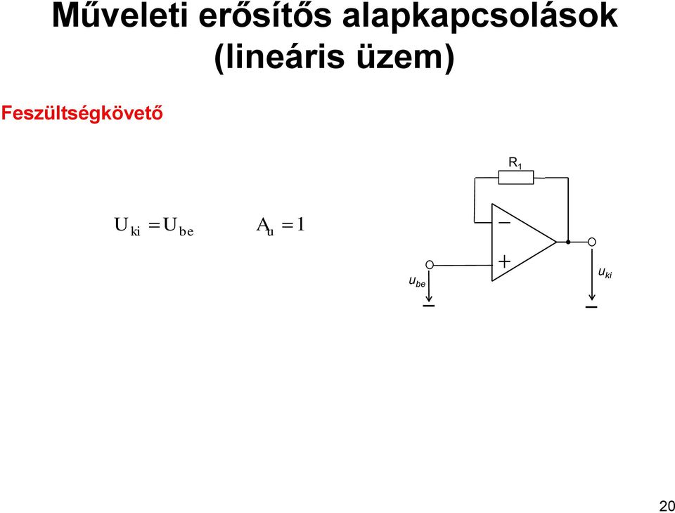 (lineáris üzem)