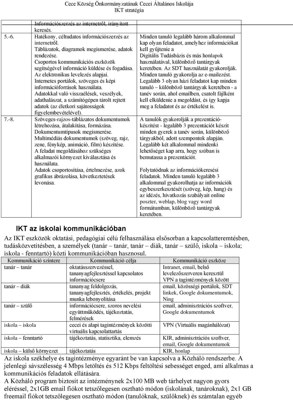 Adatokkal való visszaélések, veszélyek, adathalászat, a számítógépen tárolt rejtett adatok (az életkori sajátosságok figyelembevételével). 7.-8.