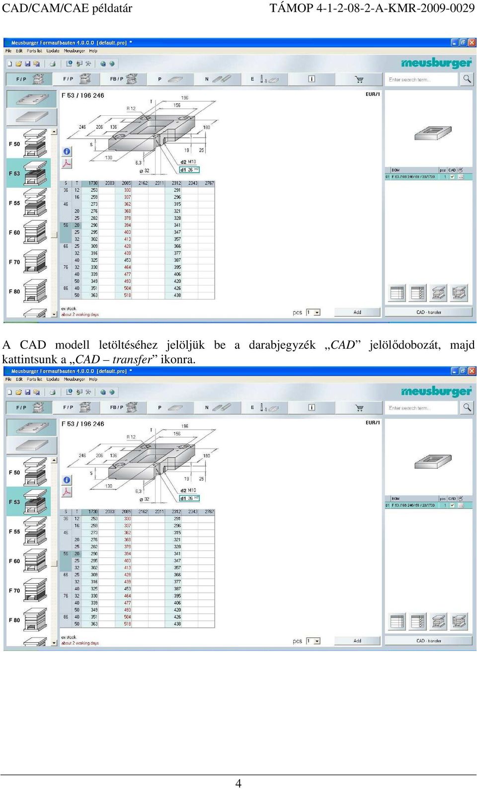 CAD jelölıdobozát, majd