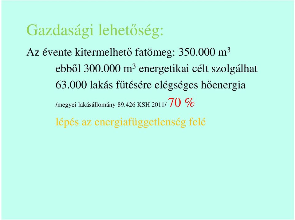 000 lakás fűtésére elégséges hőenergia /megyei