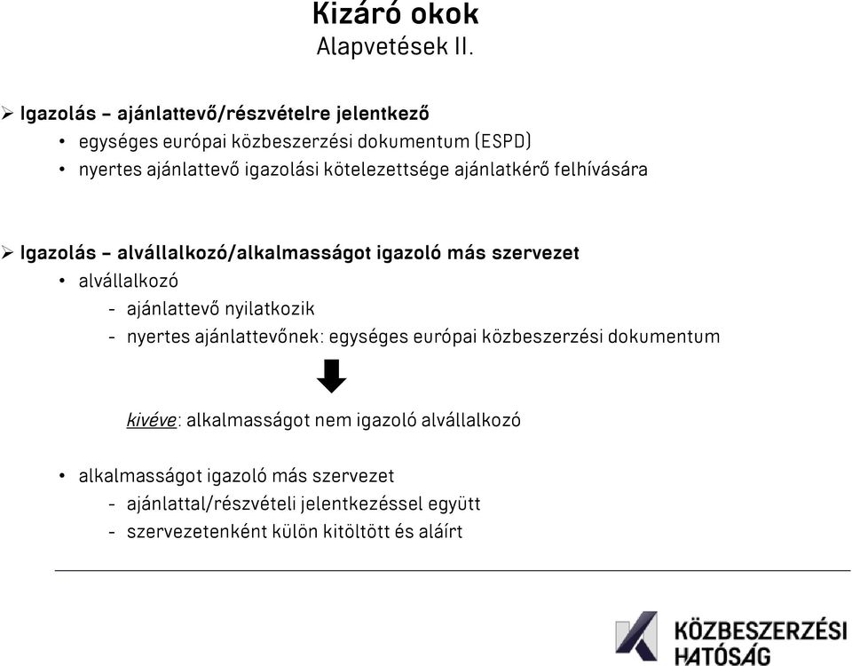 ajánlatkérő felhívására Igazolás alvállalkozó/alkalmasságot igazoló más szervezet alvállalkozó - ajánlattevő