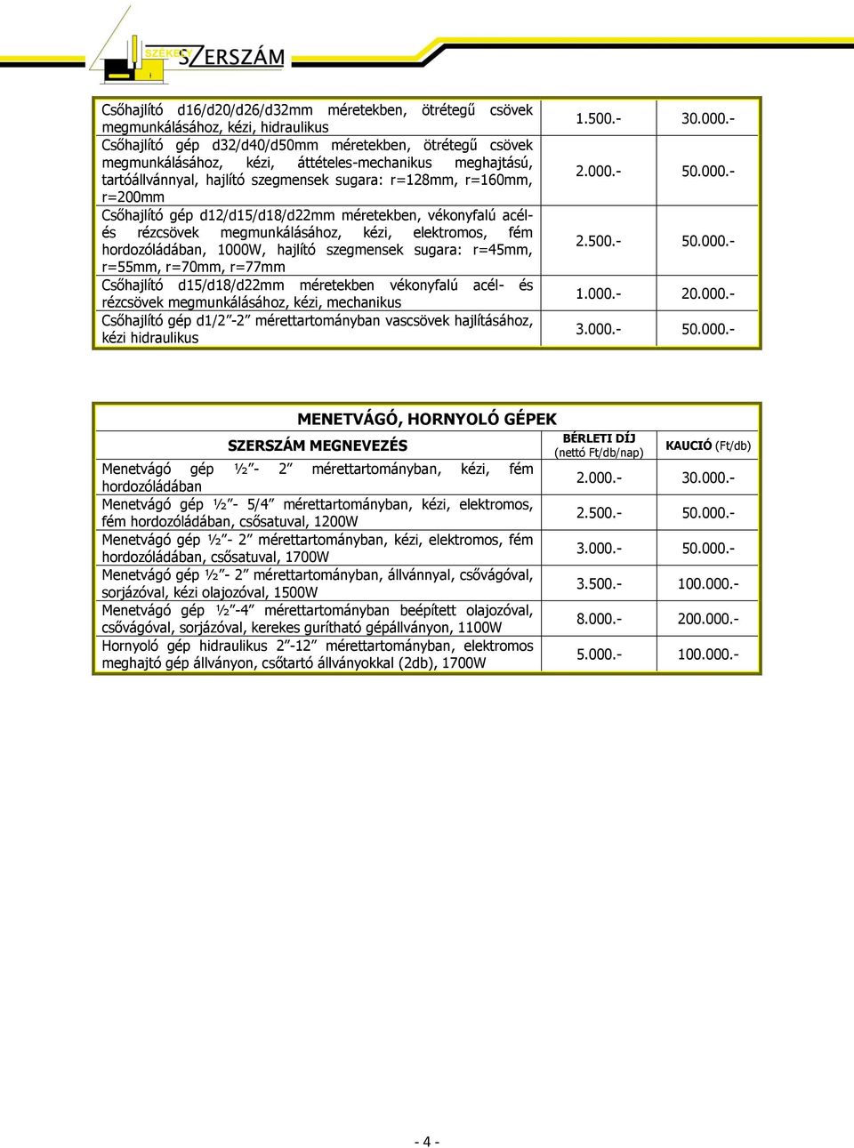 hordozóládában, 1000W, hajlító szegmensek sugara: r=45mm, r=55mm, r=70mm, r=77mm Csőhajlító d15/d18/d22mm méretekben vékonyfalú acél- és rézcsövek megmunkálásához, kézi, mechanikus Csőhajlító gép