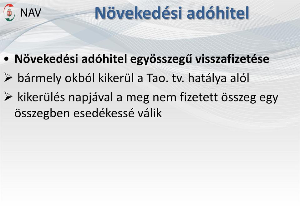 kikerül a Tao. tv.