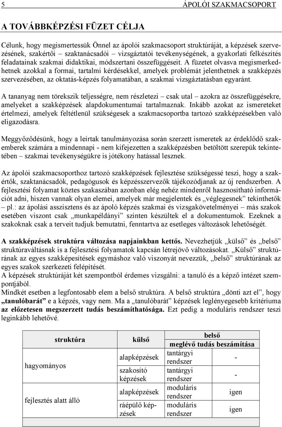 A füzetet olvasva megismerkedhetnek azokkal a formai, tartalmi kérdésekkel, amelyek problémát jelenthetnek a szakképzés szervezésében, az oktatás-képzés folyamatában, a szakmai vizsgáztatásban