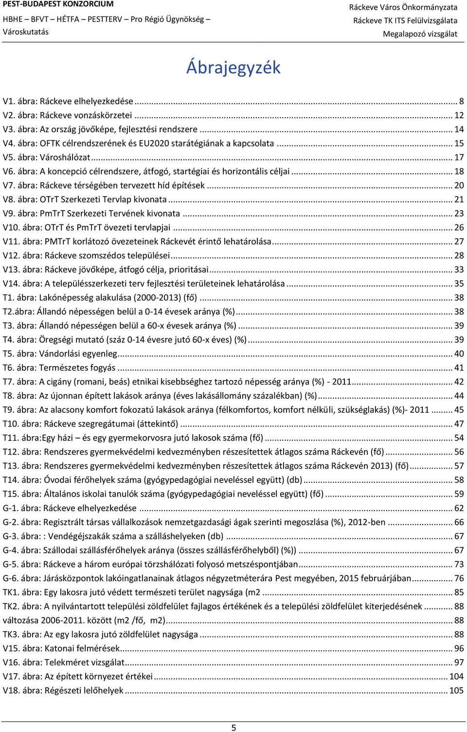 ábra: Ráckeve térségében tervezett híd építések... 20 V8. ábra: OTrT Szerkezeti Tervlap kivonata... 21 V9. ábra: PmTrT Szerkezeti Tervének kivonata... 23 V10. ábra: OTrT és PmTrT övezeti tervlapjai.