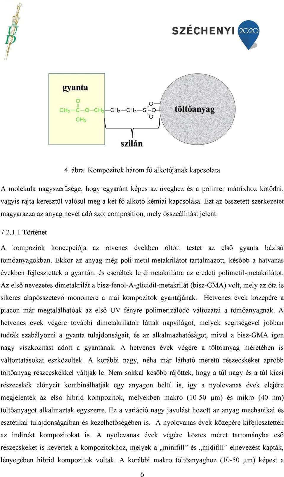 1 Történet A kompoziok koncepciója az ötvenes években öltött testet az első gyanta bázisú tömőanyagokban.