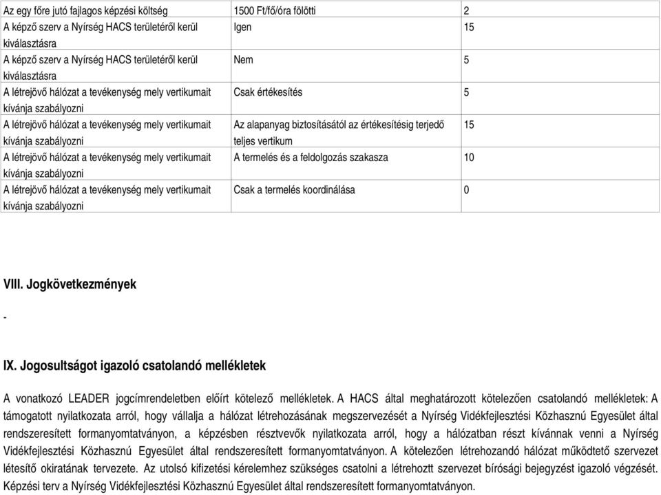 terjedő 15 kívánja szabályozni teljes vertikum A létrejövő hálózat a tevékenység mely vertikumait A termelés és a feldolgozás szakasza 10 kívánja szabályozni A létrejövő hálózat a tevékenység mely