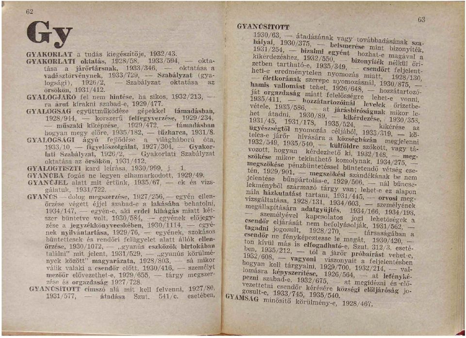 GYALOGJÁRÓ fel nem hintése, ha sikos, 1932/213, ~- ra árut kirakni szabad-e, 1929/477.