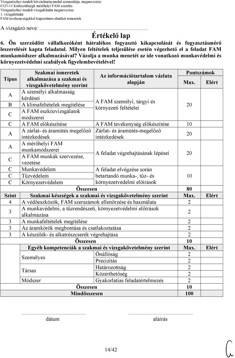 Milyen feltételek teljesülése esetén végezhető el a feladat FM munkamódszer alkalmazásával? Vázolja a munka menetét az ide vonatkozó munkavédelmi és környezetvédelmi szabályok figyelembevételével!