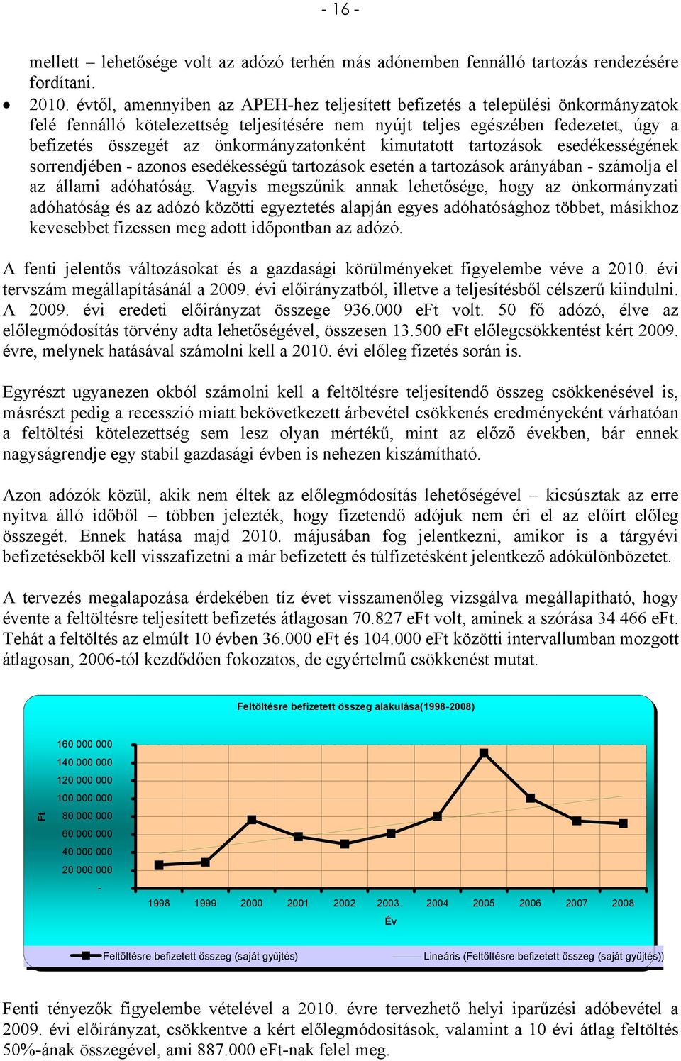 önkormányzatonként kimutatott tartozások esedékességének sorrendjében - azonos esedékességű tartozások esetén a tartozások arányában - számolja el az állami adóhatóság.