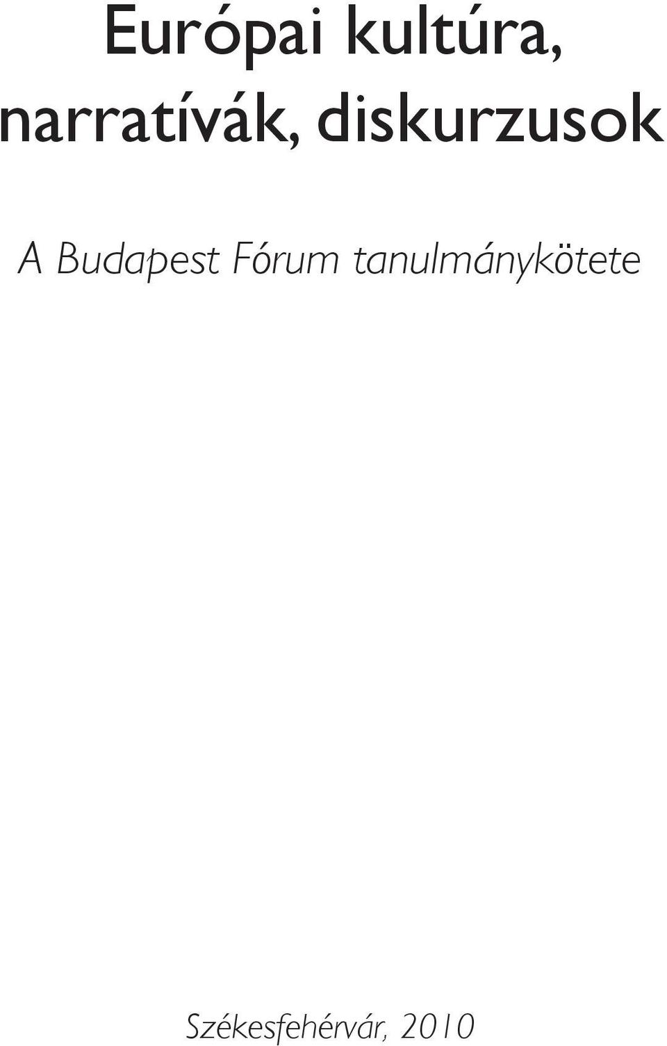 A Budapest Fórum