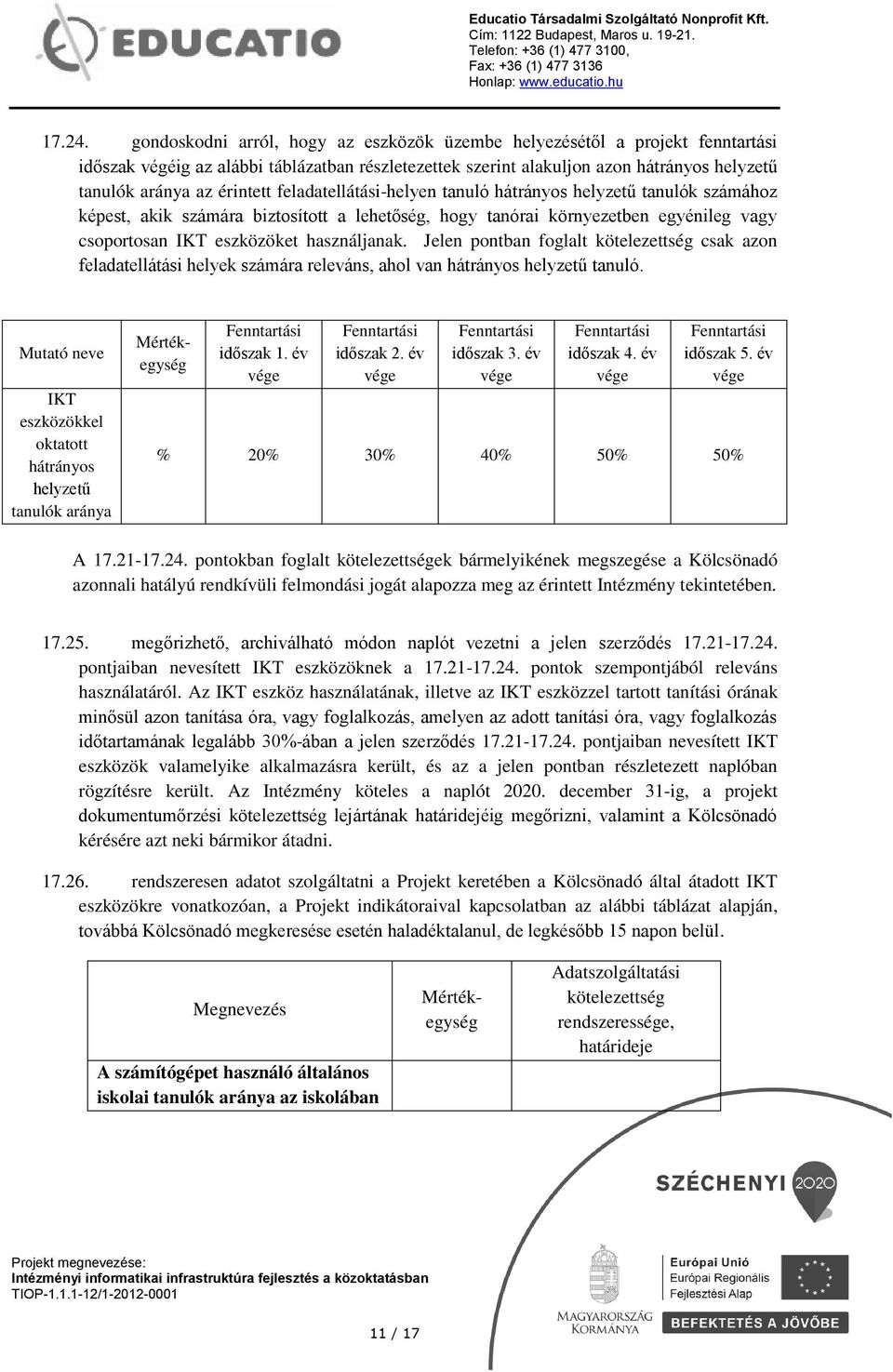 feladatellátási-helyen tanuló hátrányos helyzetű tanulók számához képest, akik számára biztosított a lehetőség, hogy tanórai környezetben egyénileg vagy csoportosan IKT eszközöket használjanak.