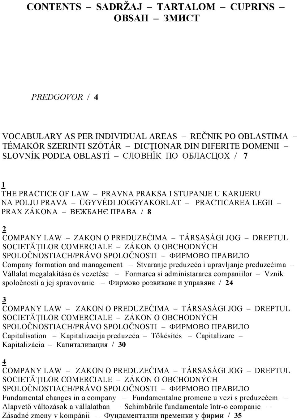 TÁRSASÁGI JOG DREPTUL SOCIET ILOR COMERCIALE ZÁKON O OBCHODNÝCH SPOLO NOSTIACH/PRÁVO SPOLO NOSTI FIRMOVO PRAVILO Company formation and management Stvaranje preduze a i upravljanje preduze ima