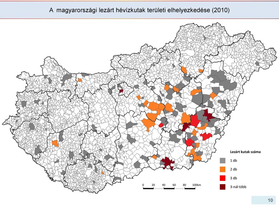 elhelyezkedése (2010) Lezárt