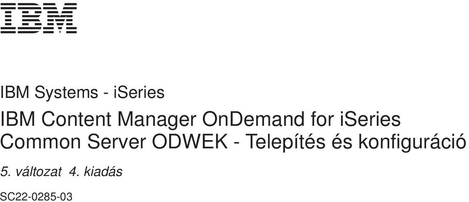 Server ODWEK - Telepítés és