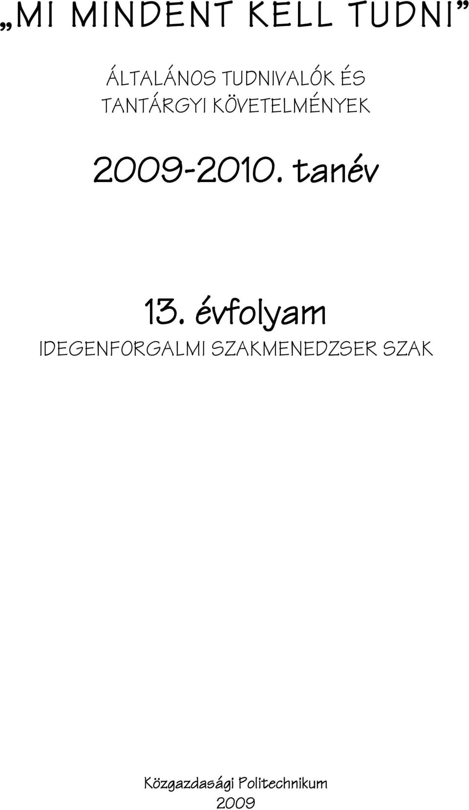 2009-2010. tanév 13.