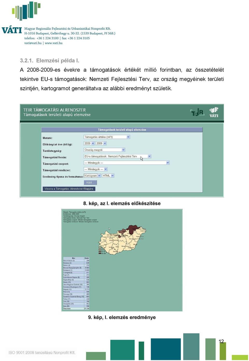 tekintve EU-s támogatások: Nemzeti Fejlesztési Terv, az ország megyéinek