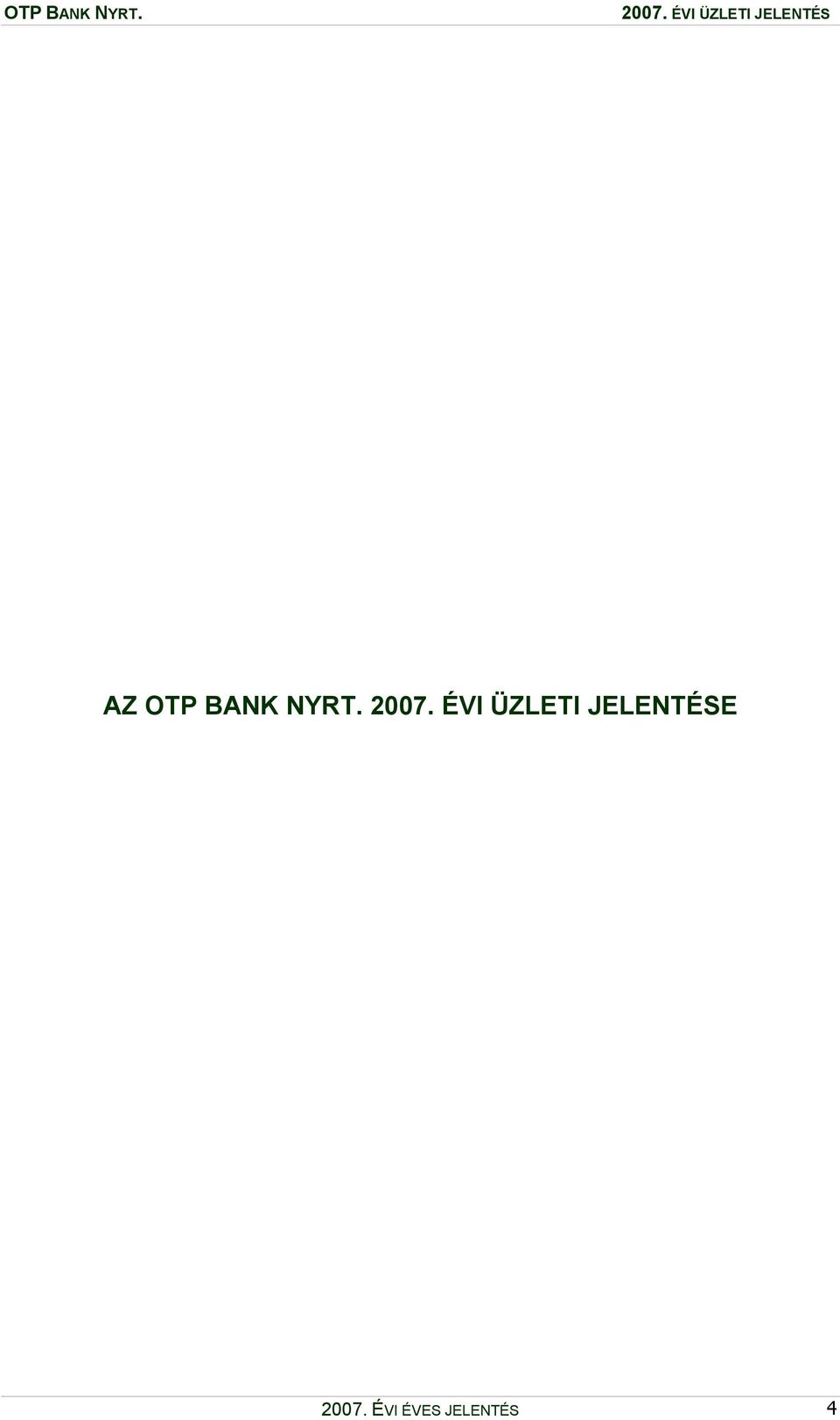 NYRT.  JELENTÉSE 2007.