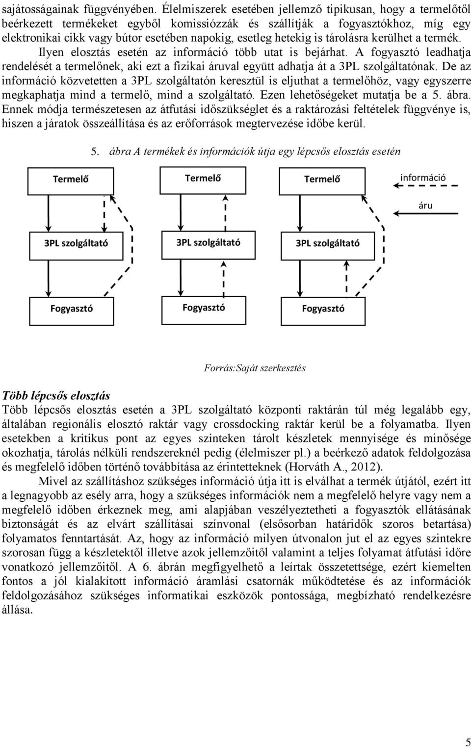 hetekig is tárolásra kerülhet a termék. Ilyen elosztás esetén az információ több utat is bejárhat. A fogyasztó leadhatja rendelését a termelőnek, aki ezt a fizikai áruval együtt adhatja át a nak.