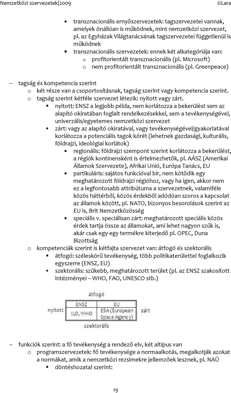 Micrsft) nem prfitrientált transznacinális (pl. Greenpeace) tagság és kmpetencia szerint két része van a csprtsításnak, tagság szerint vagy kmpetencia szerint.