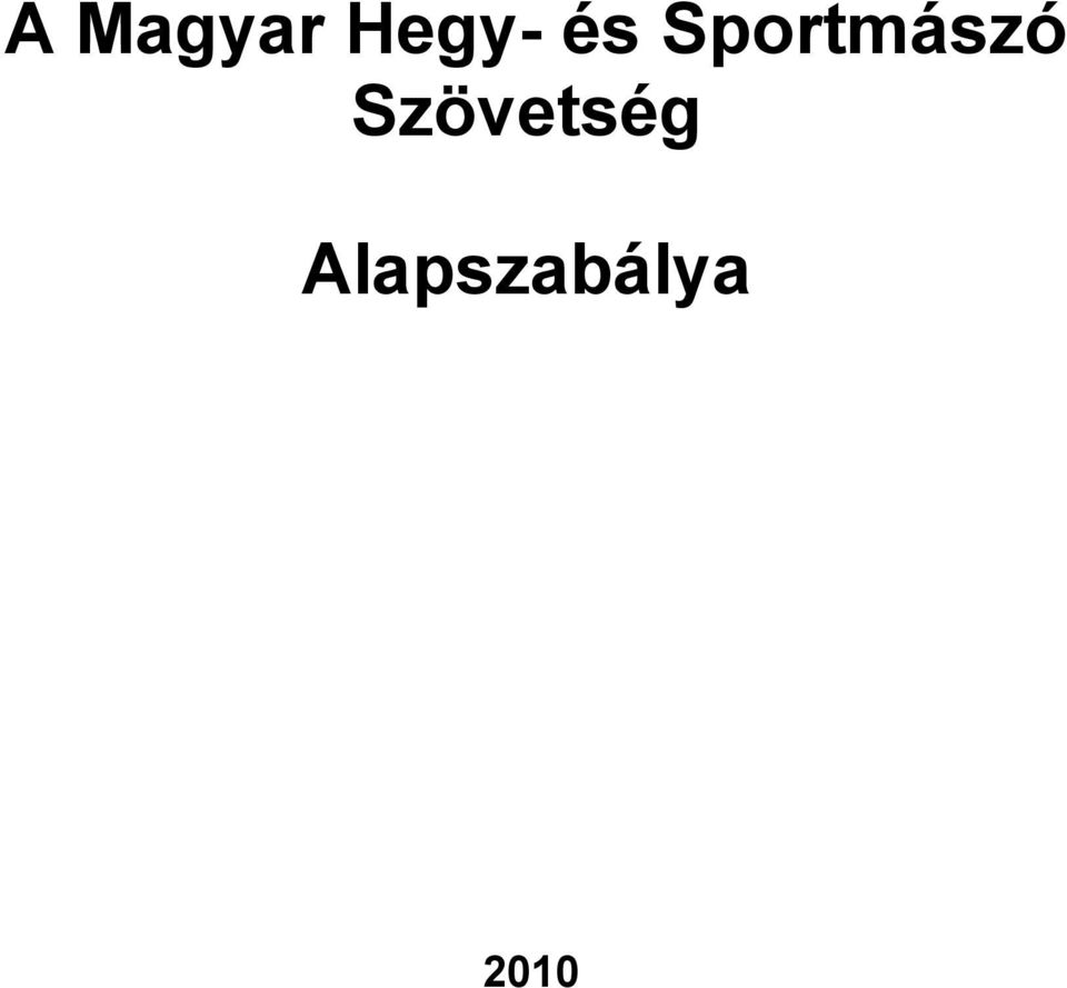 Sportmászó