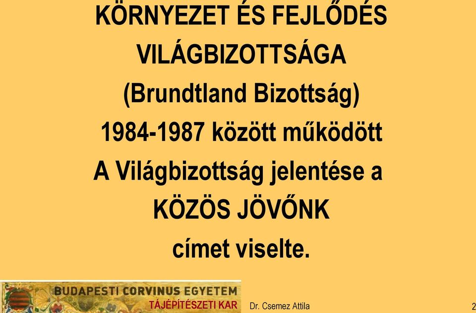 Bizottság) 1984-1987 között működött