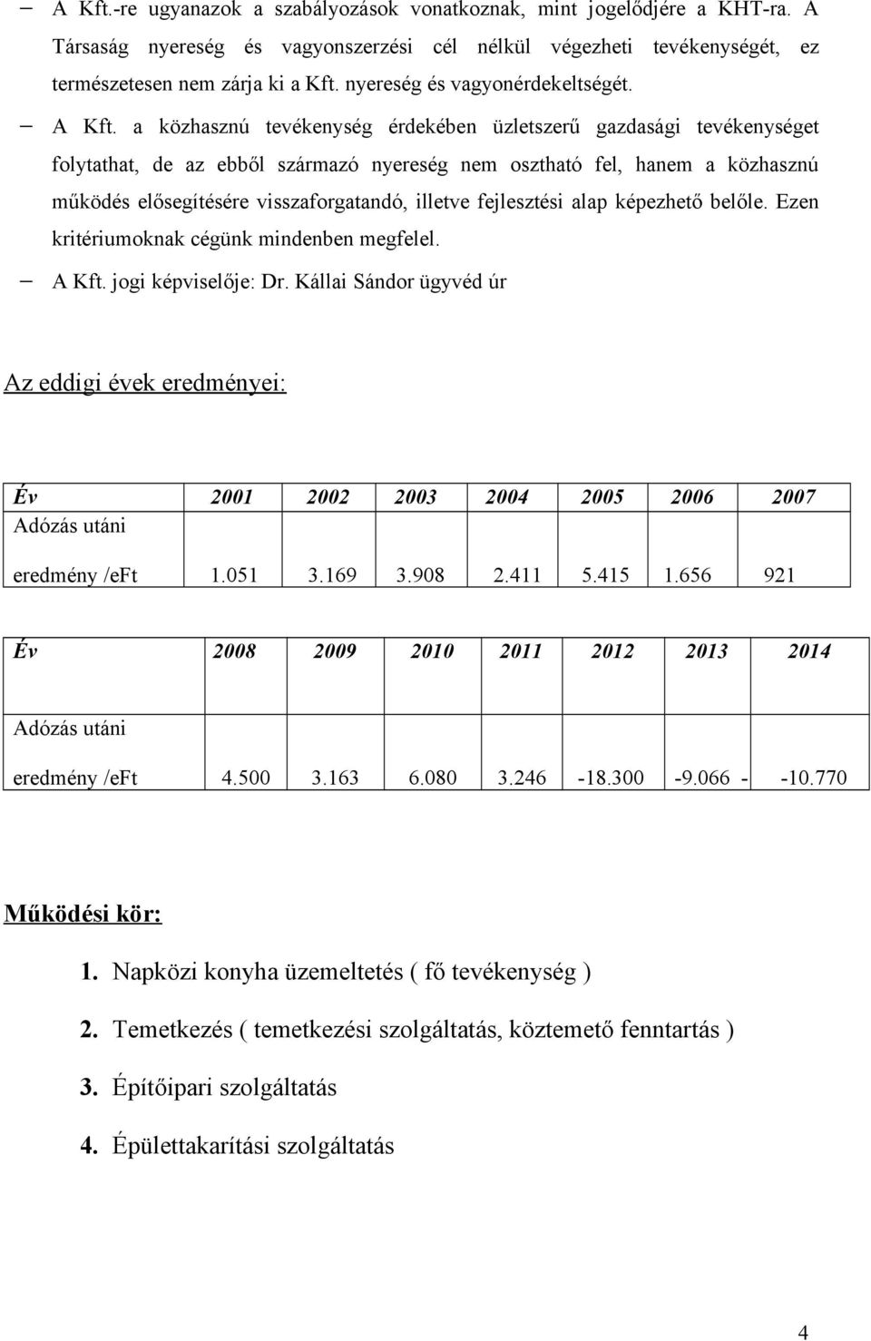 a közhasznú tevékenység érdekében üzletszerű gazdasági tevékenységet folytathat, de az ebből származó nyereség nem osztható fel, hanem a közhasznú működés elősegítésére visszaforgatandó, illetve