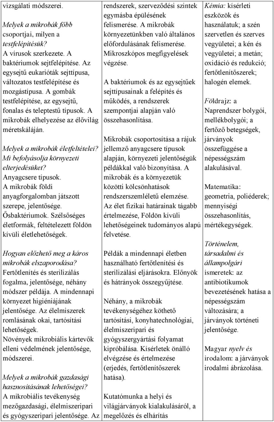 Melyek a mikrobák életfeltételei? Mi befolyásolja környezeti elterjedésüket? Anyagcsere típusok. A mikrobák földi anyagforgalomban játszott szerepe, jelentősége. Ősbaktériumok.