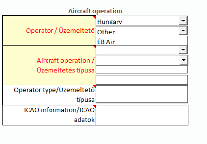 a legördülő menü esetében, ha a szükséges adat nem szerepel a listában, akkor a kiválasztás során az