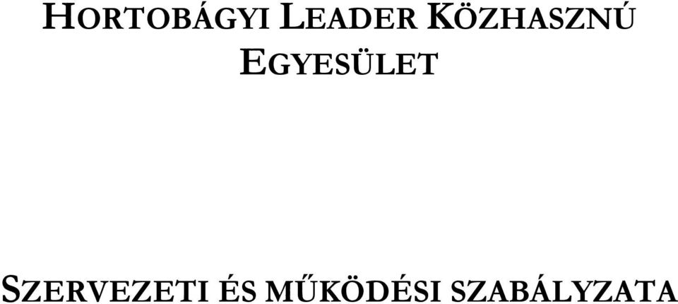 EGYESÜLET