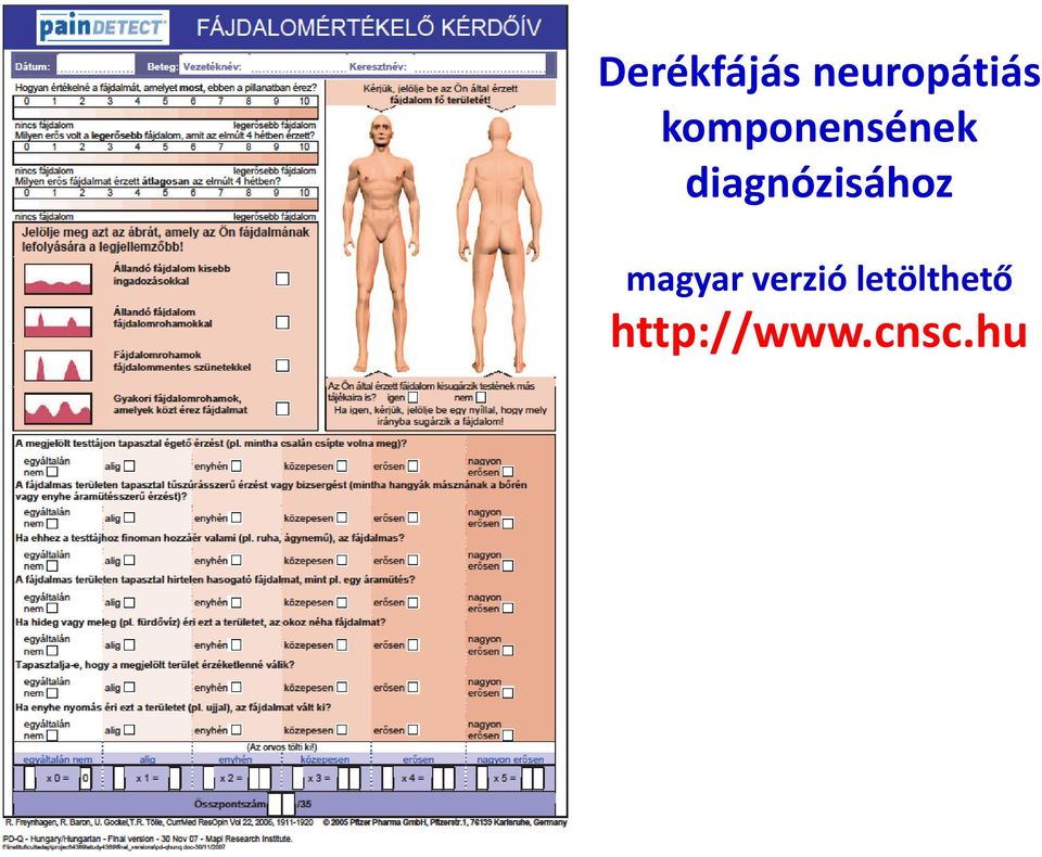 diagnózisához magyar