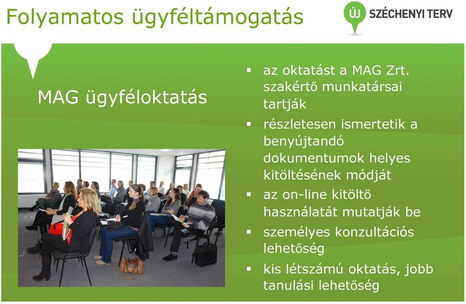 dokumentumok helyes kitöltésének módját az on-line kitöltő használatát