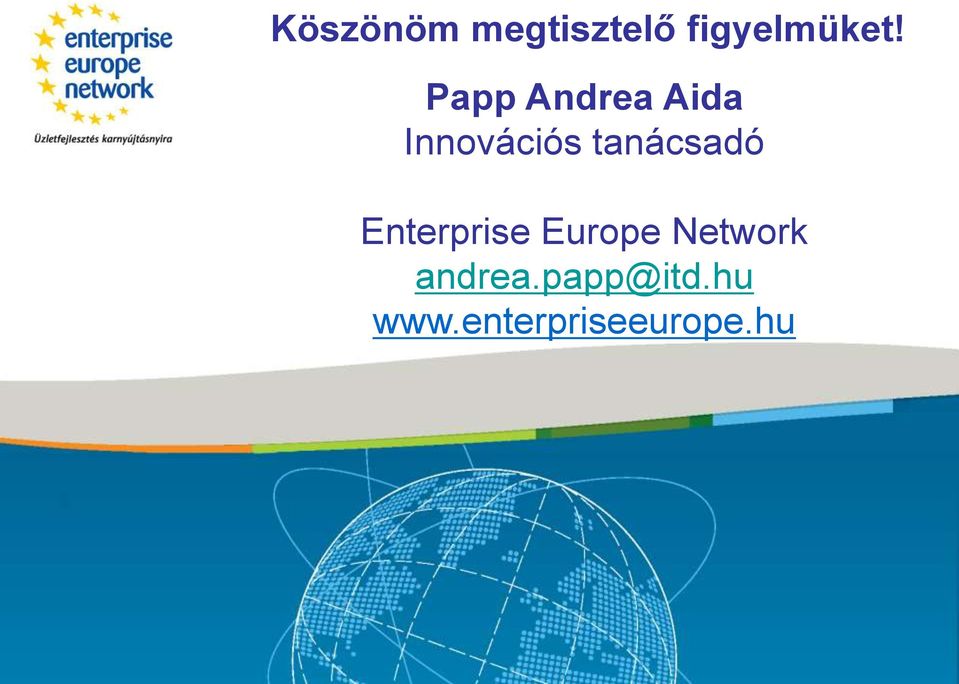 tanácsadó Enterprise Europe