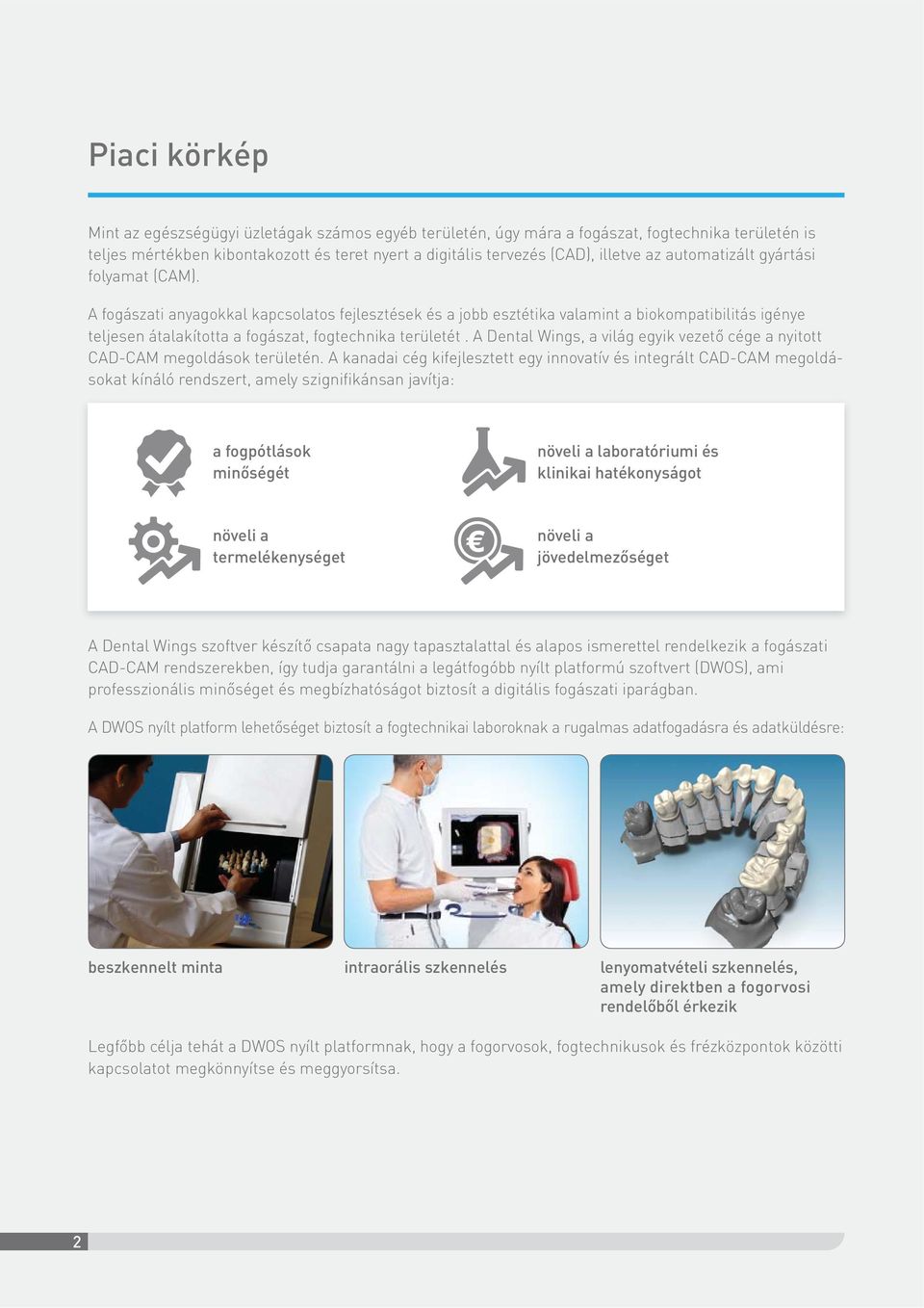 A Dental Wings, a világ egyik vezető cége a nyitott CAD-CAM megoldások területén.